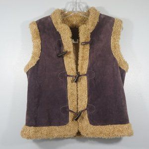 True Grit Leather Vest Size Medium